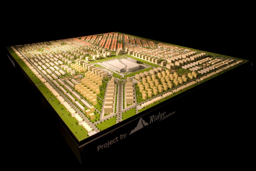 Scale Model - Architectural - Master plan - Gardens of Eden - UAE